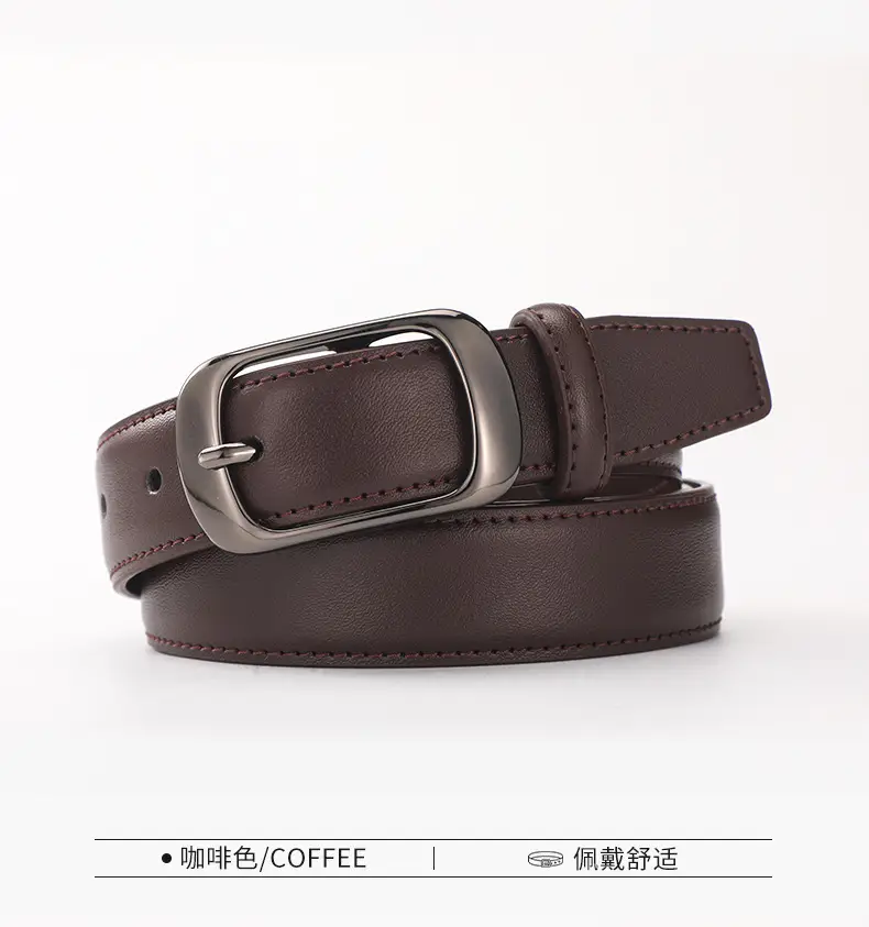 Black Belt with Silver Buckle, 2.8cm Wide — feature 13