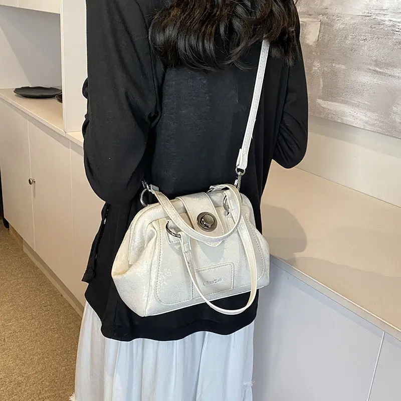 Women Designer Shoulder Crossbody Bag Transparent Grey 2026