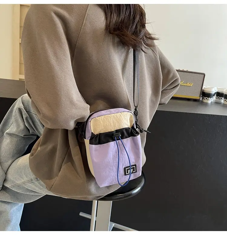 2025 Mini Bag Women Purple Canvas Shoulder Crossbody — feature 20