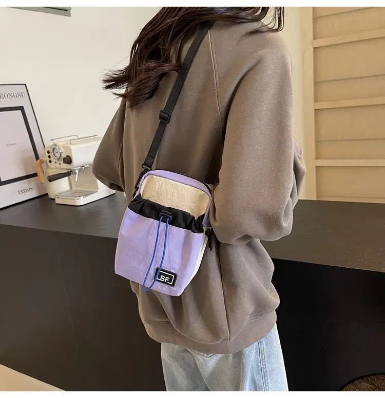 2025 Mini Bag Women Purple Canvas Shoulder Crossbody — feature 22