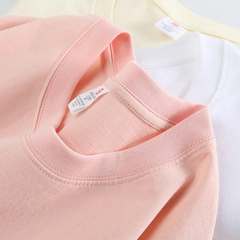220g Pure Cotton Unisex T-Shirt Solid Color