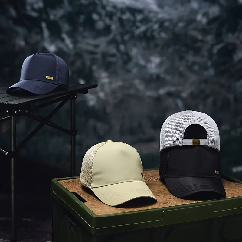 Men's Breathable Anti-splash Baseball Cap Grey - Image 9