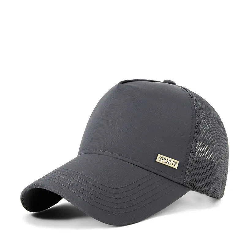 Men's Breathable Anti-splash Baseball Cap Grey - Image 2