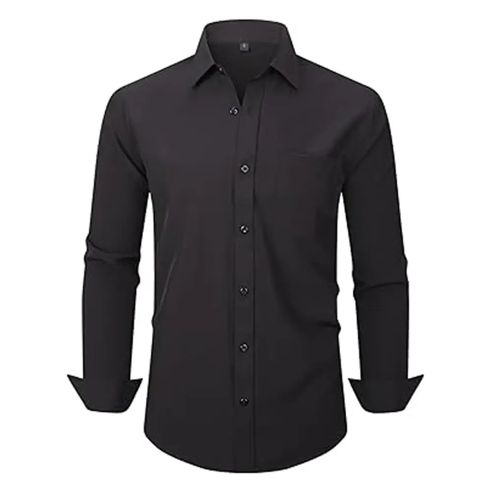 Men's Red Button Down Shirt W712 Fire Red - Image 17