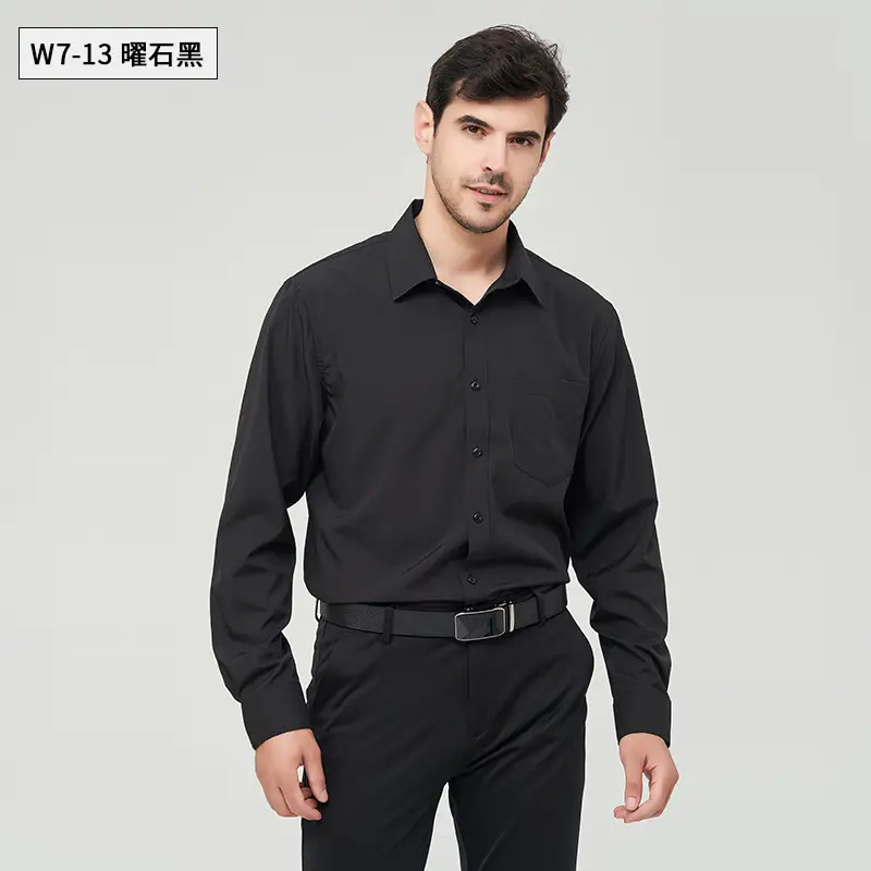 Men's Red Button Down Shirt W712 Fire Red - Image 12