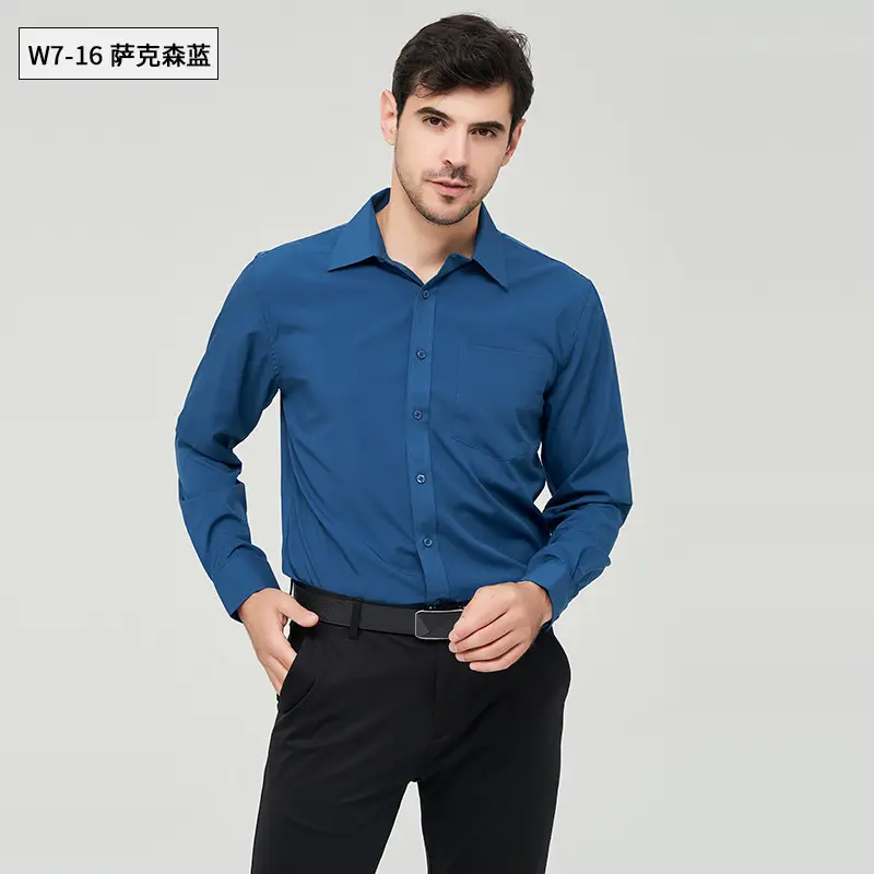 Men's Red Button Down Shirt W712 Fire Red - Image 15