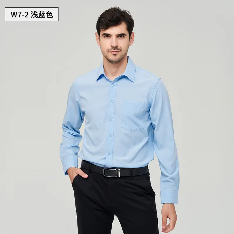 Men's Red Button Down Shirt W712 Fire Red - Image 2