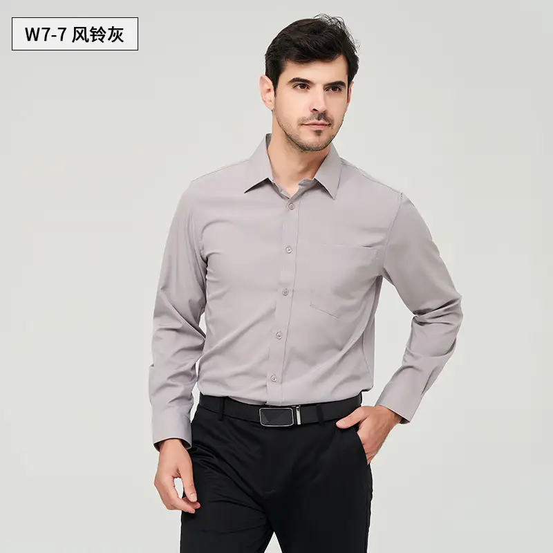 Men's Red Button Down Shirt W712 Fire Red - Image 6