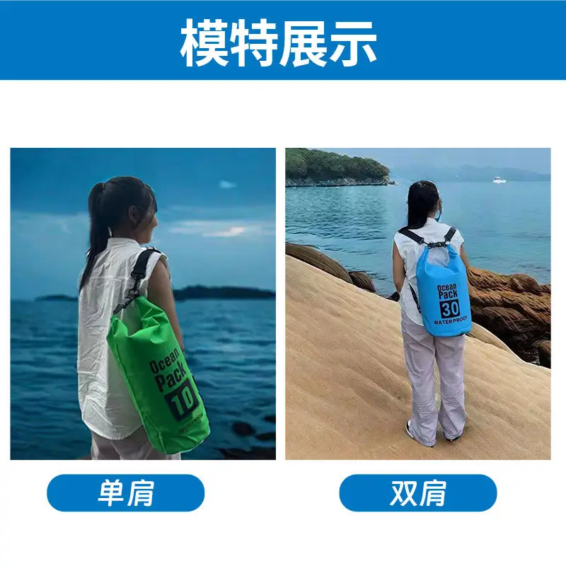 Blue Waterproof Shoulder Bag for Outdoor Use - Image 13
