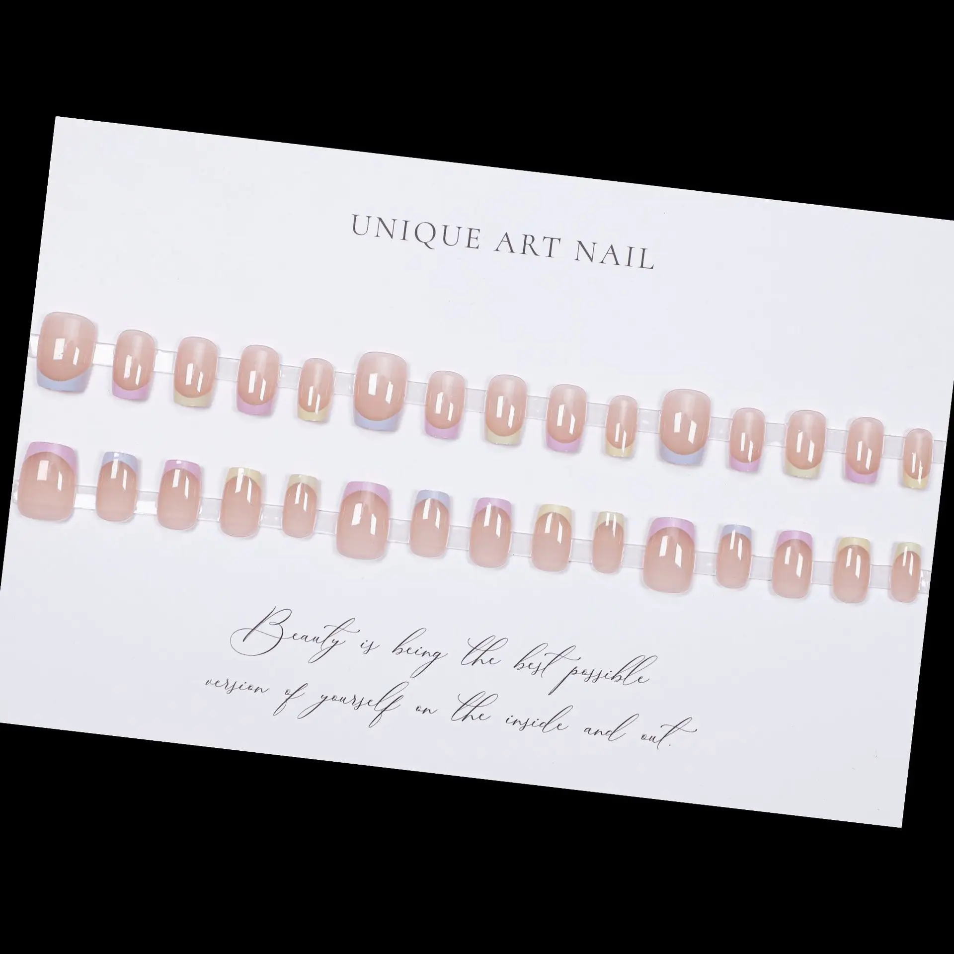 Cross-Border Colorful Detachable Nail Tips for Fairer Manicures - Image 136