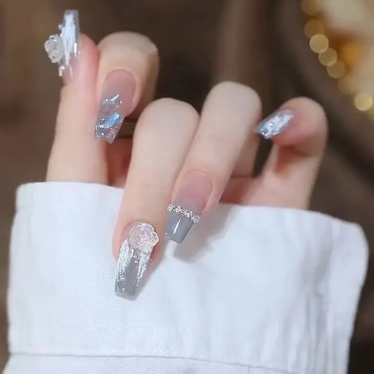 Cross-Border Colorful Detachable Nail Tips for Fairer Manicures - Image 109