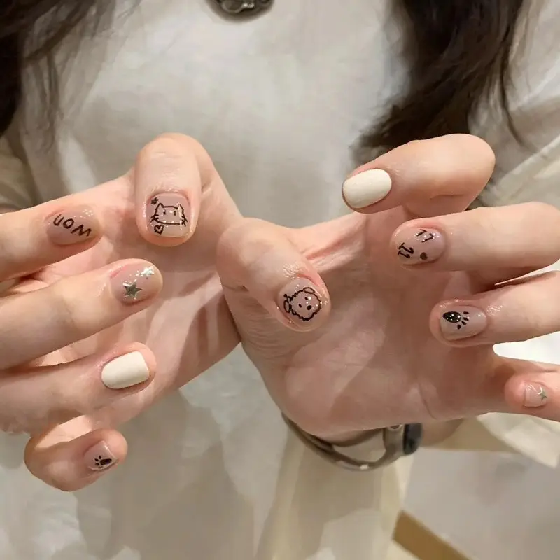 Cross-Border Colorful Detachable Nail Tips for Fairer Manicures - Image 11
