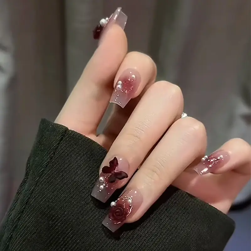Cross-Border Colorful Detachable Nail Tips for Fairer Manicures - Image 111