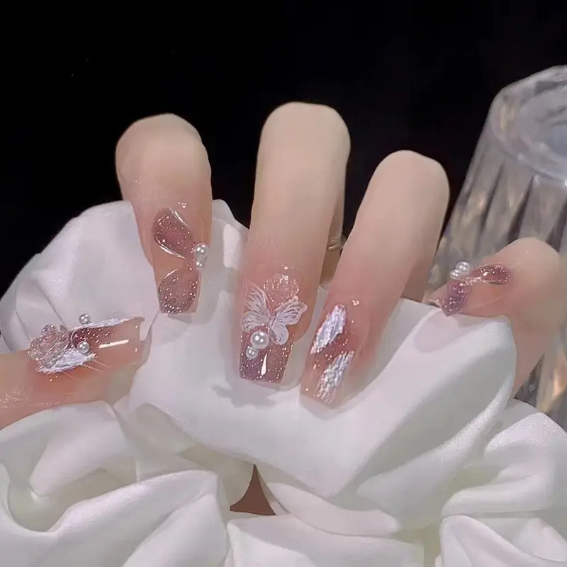 Cross-Border Colorful Detachable Nail Tips for Fairer Manicures - Image 118