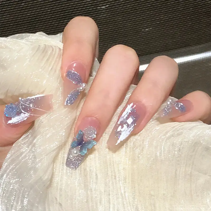 Cross-Border Colorful Detachable Nail Tips for Fairer Manicures - Image 125