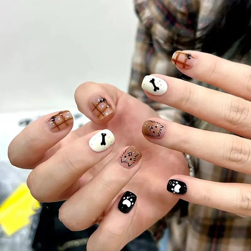 Cross-Border Colorful Detachable Nail Tips for Fairer Manicures - Image 2
