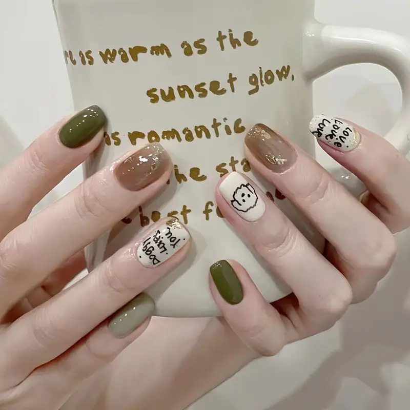 Cross-Border Colorful Detachable Nail Tips for Fairer Manicures - Image 27