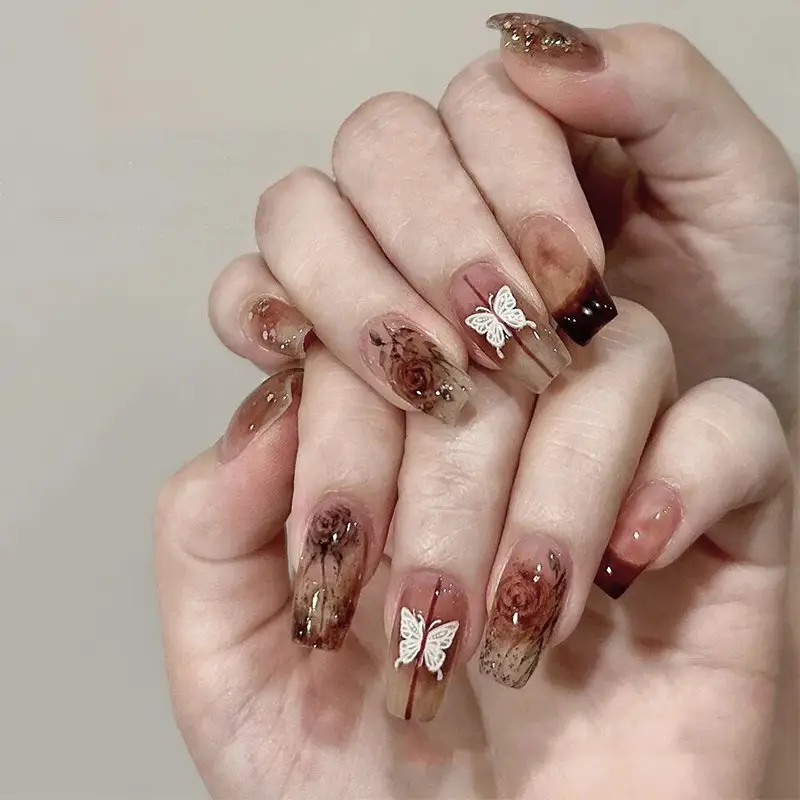 Cross-Border Colorful Detachable Nail Tips for Fairer Manicures - Image 35