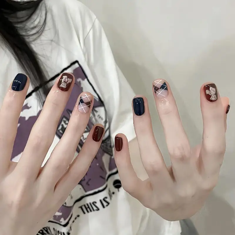 Cross-Border Colorful Detachable Nail Tips for Fairer Manicures - Image 36