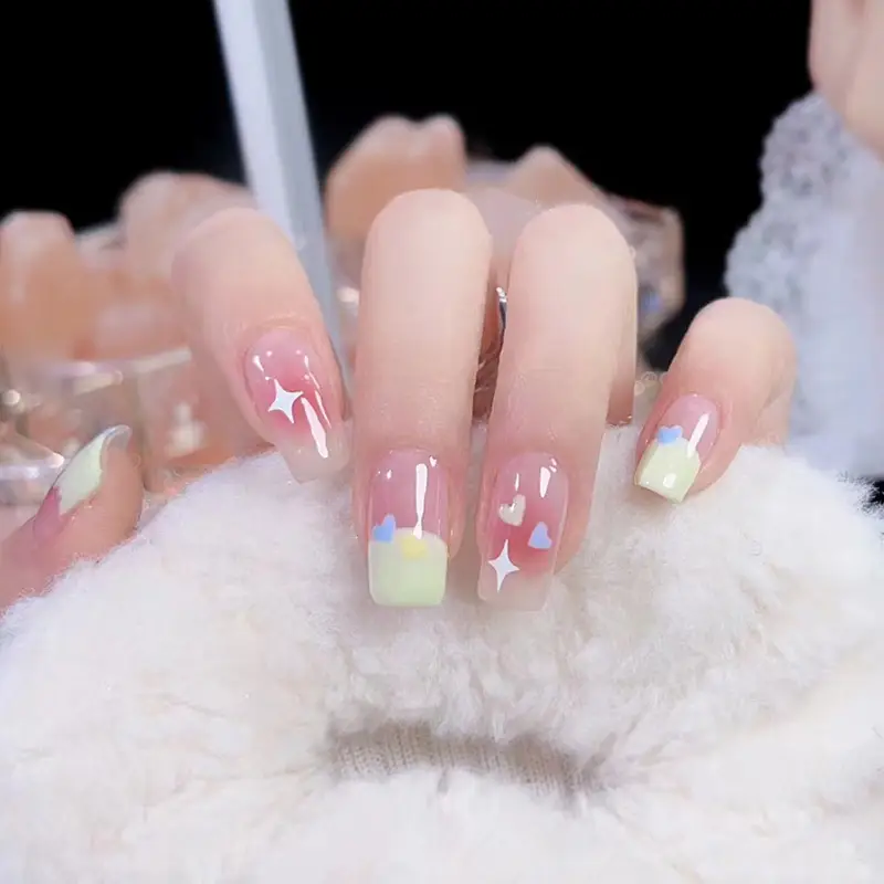 Cross-Border Colorful Detachable Nail Tips for Fairer Manicures - Image 40