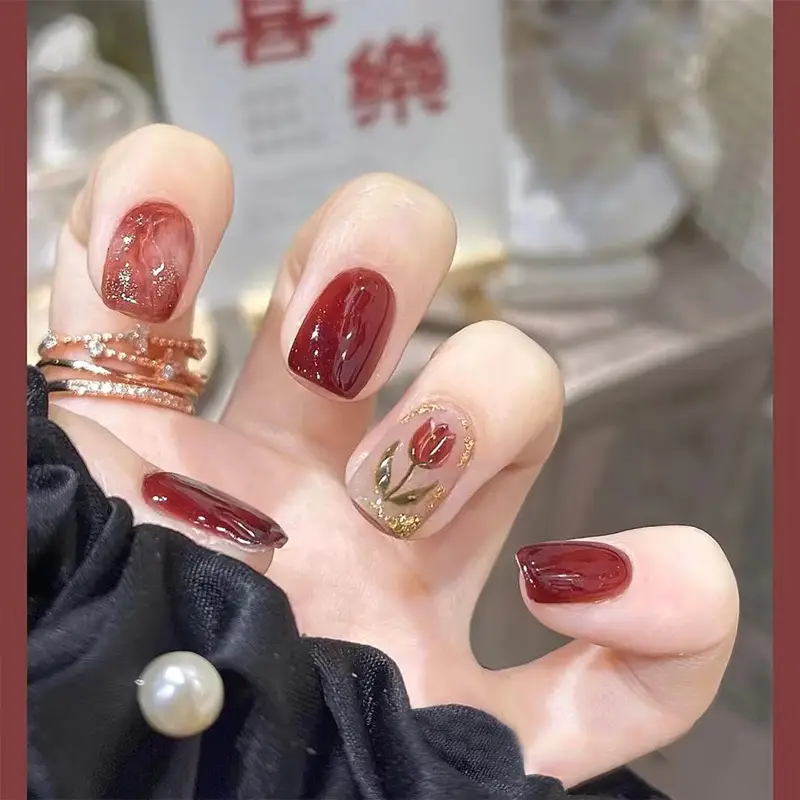 Cross-Border Colorful Detachable Nail Tips for Fairer Manicures - Image 41