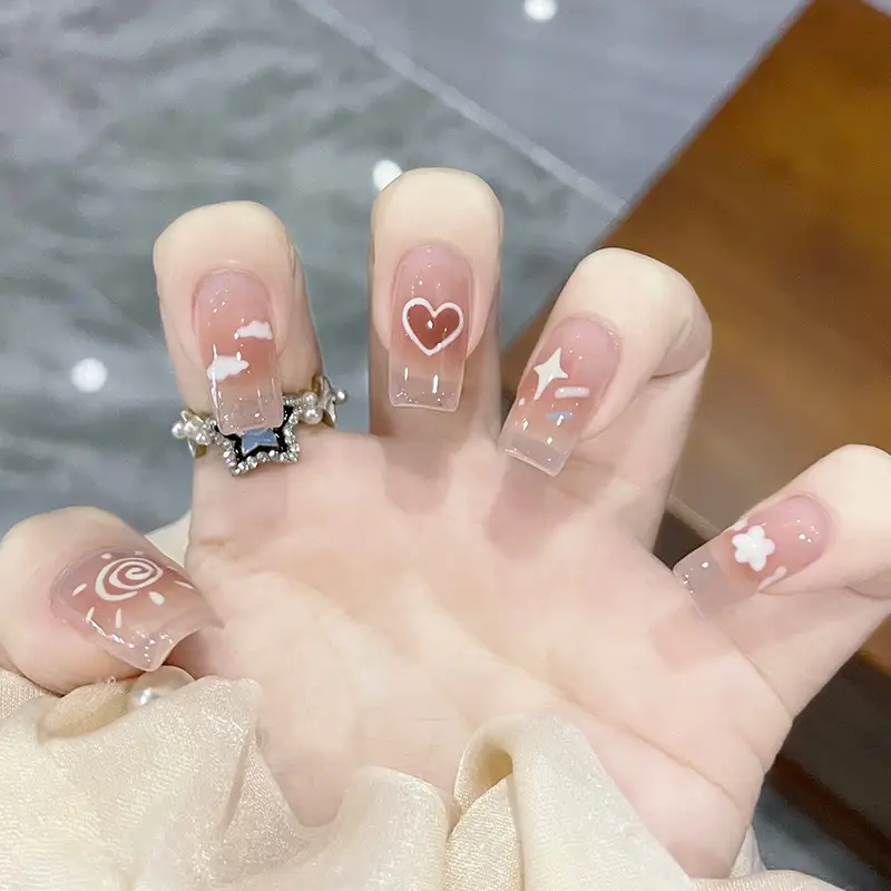 Cross-Border Colorful Detachable Nail Tips for Fairer Manicures - Image 54