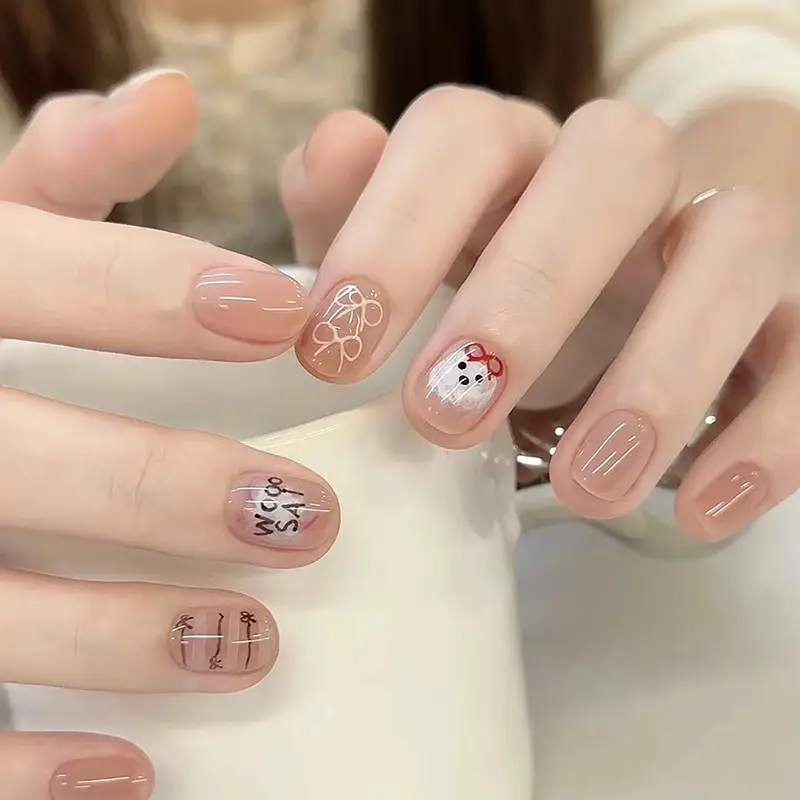 Cross-Border Colorful Detachable Nail Tips for Fairer Manicures - Image 6