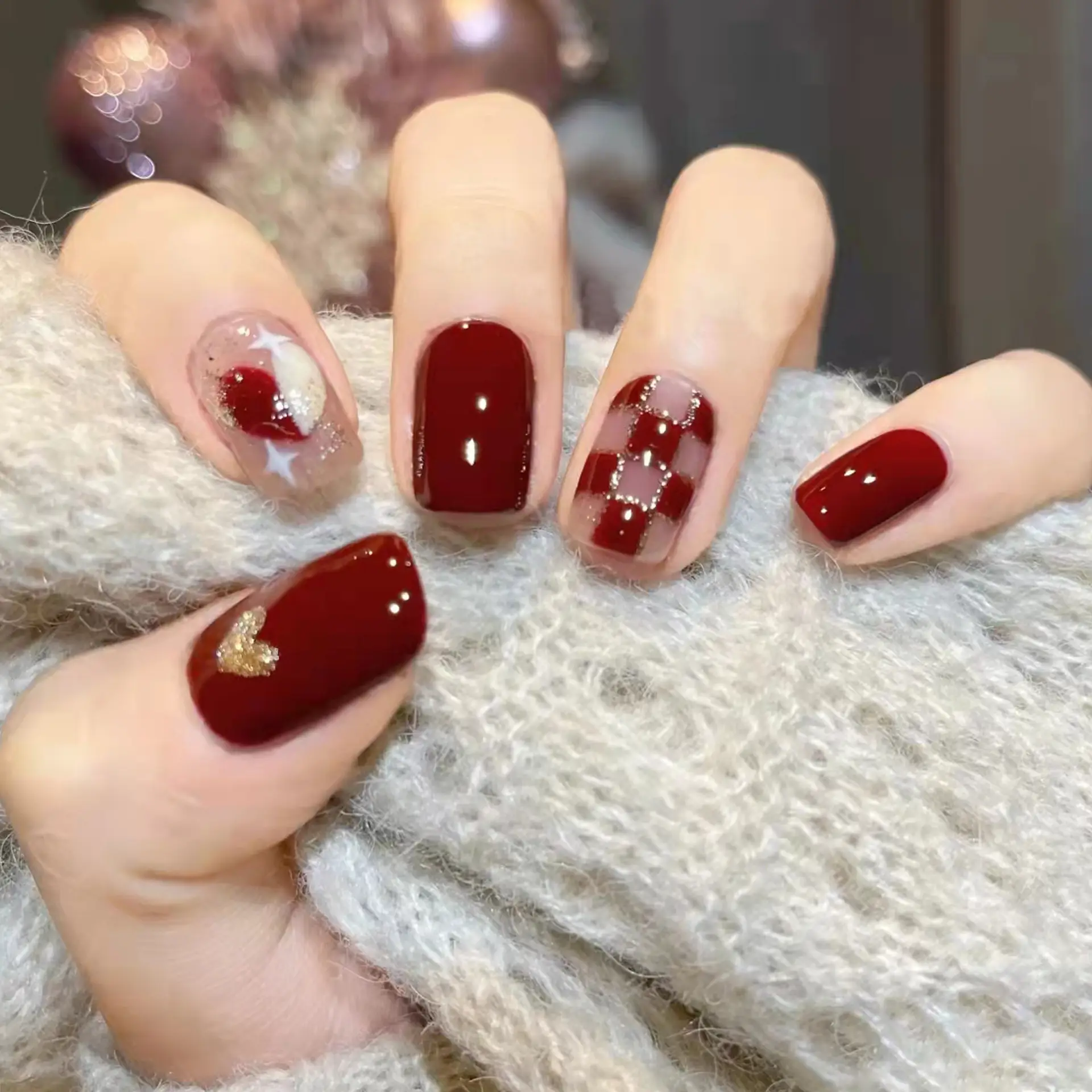 Cross-Border Colorful Detachable Nail Tips for Fairer Manicures - Image 60