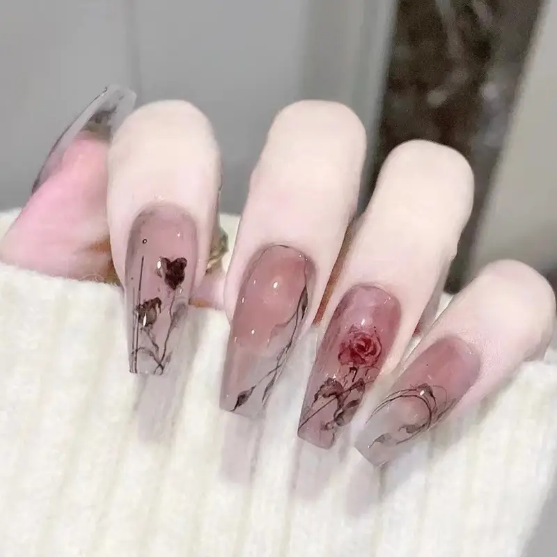 Cross-Border Colorful Detachable Nail Tips for Fairer Manicures - Image 69