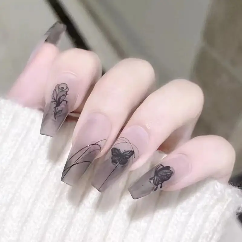 Cross-Border Colorful Detachable Nail Tips for Fairer Manicures - Image 77