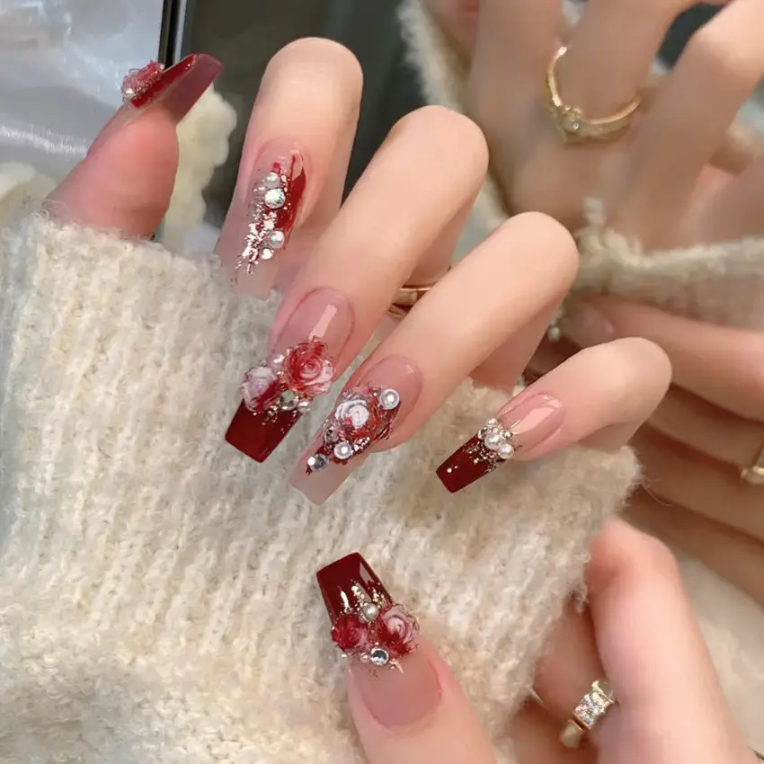 Cross-Border Colorful Detachable Nail Tips for Fairer Manicures - Image 80