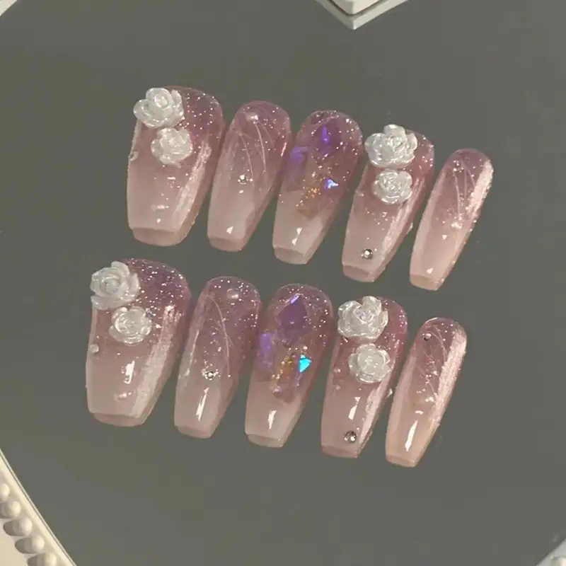 Cross-Border Colorful Detachable Nail Tips for Fairer Manicures - Image 97