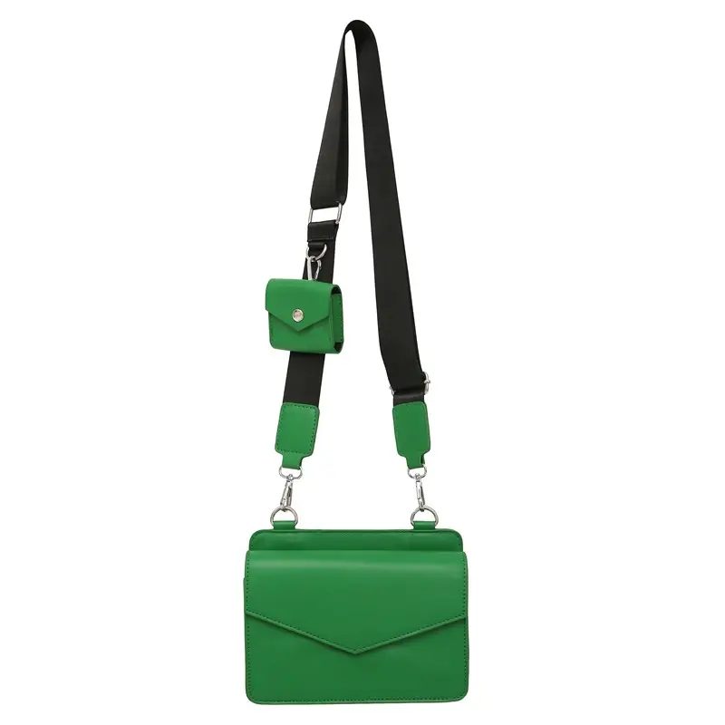 Neutrally White Square Shoulder Messenger Bag for Men Women