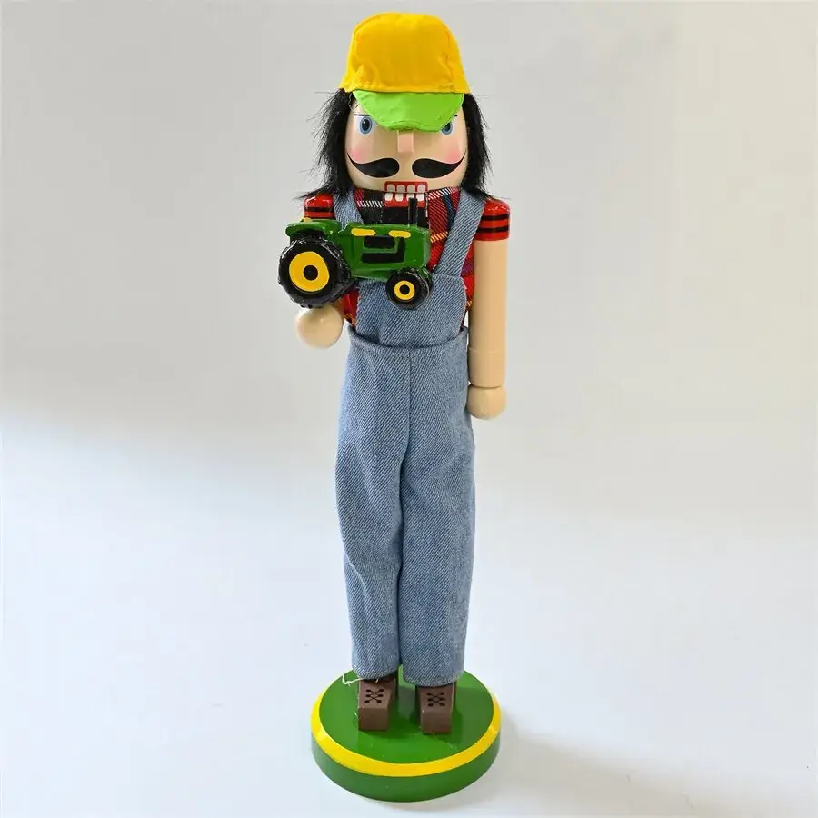 Casual Nutcracker Soldier Doll Driver Fisherman Denim Gardener Sx58586 American Pastoral Ornament - Image 3