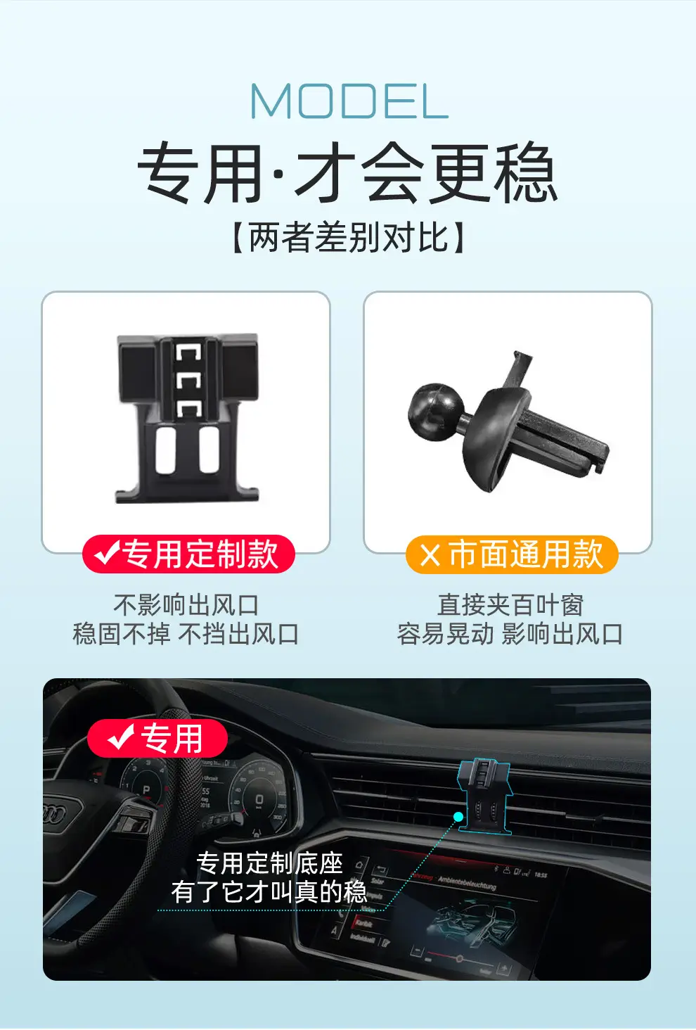 Chery Erez 5Plus/Gx/Pro Ruihu 8/7/5X Small Ant Special Car Mobile Phone Bracket Supplies — feature 5