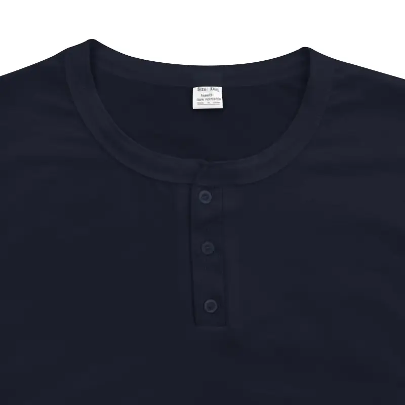 Men's Slim Fit Henry Shirt Olive Green Long Sleeve — feature 13