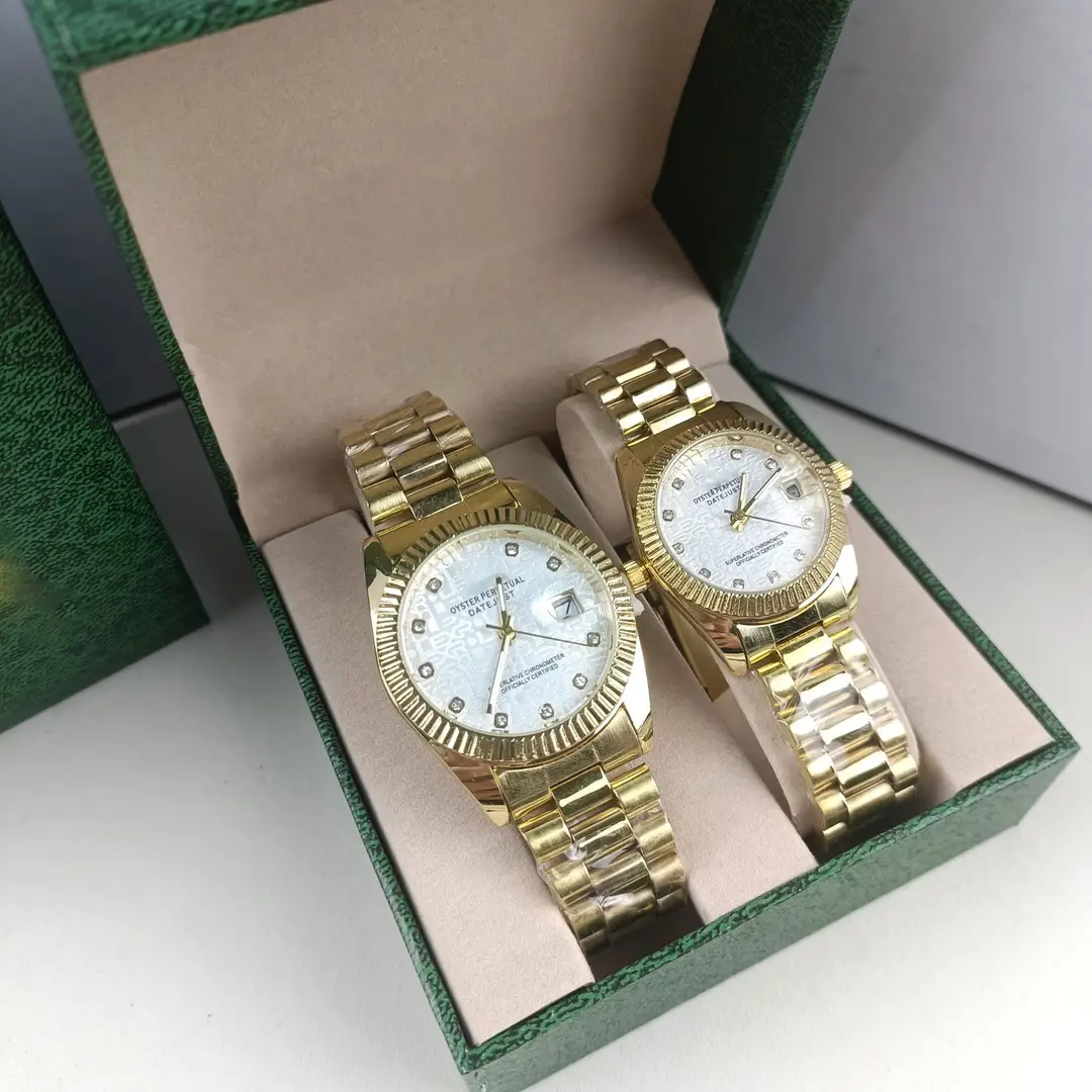 Couple Steel Band Pair Watch Simple High-value Quartz Watch Fashion Accessible Luxury High-end Waterproof Quartz Steel Band Watch — feature 13