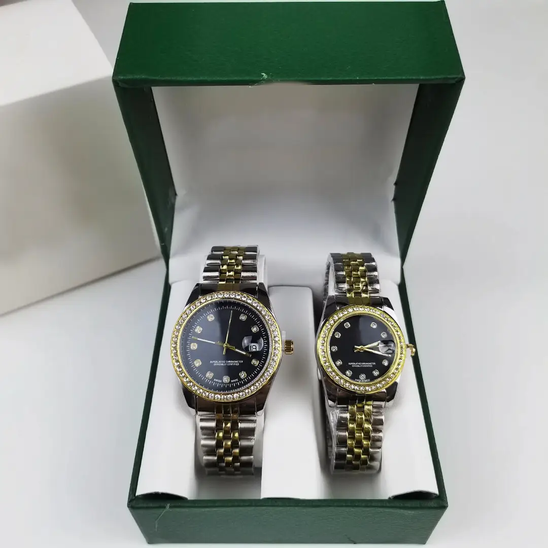 Couple Steel Band Pair Watch Simple High-value Quartz Watch Fashion Accessible Luxury High-end Waterproof Quartz Steel Band Watch