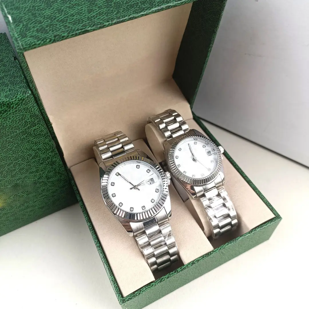 Couple Steel Band Pair Watch Simple High-value Quartz Watch Fashion Accessible Luxury High-end Waterproof Quartz Steel Band Watch