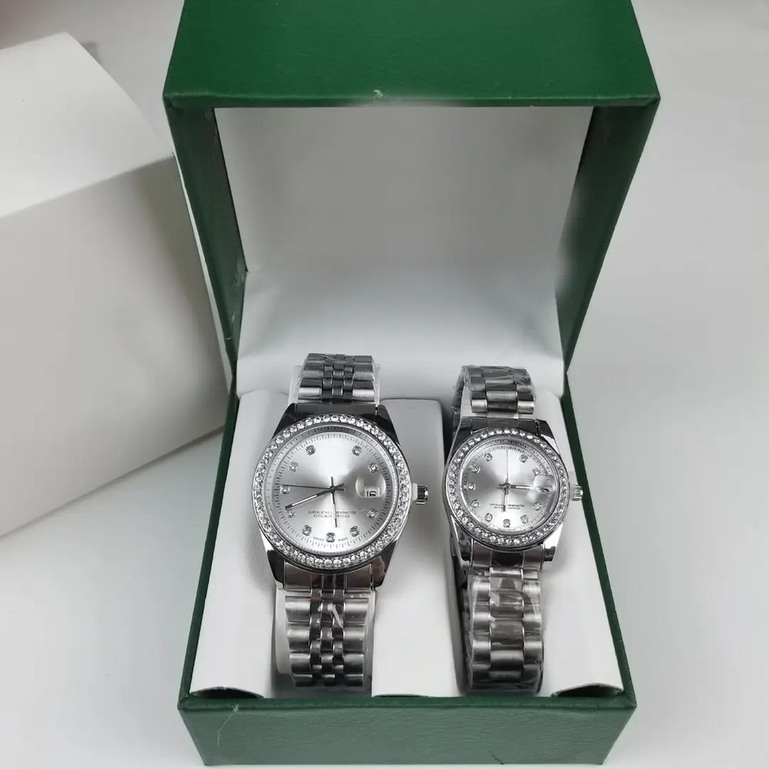 Couple Steel Band Pair Watch Simple High-value Quartz Watch Fashion Accessible Luxury High-end Waterproof Quartz Steel Band Watch