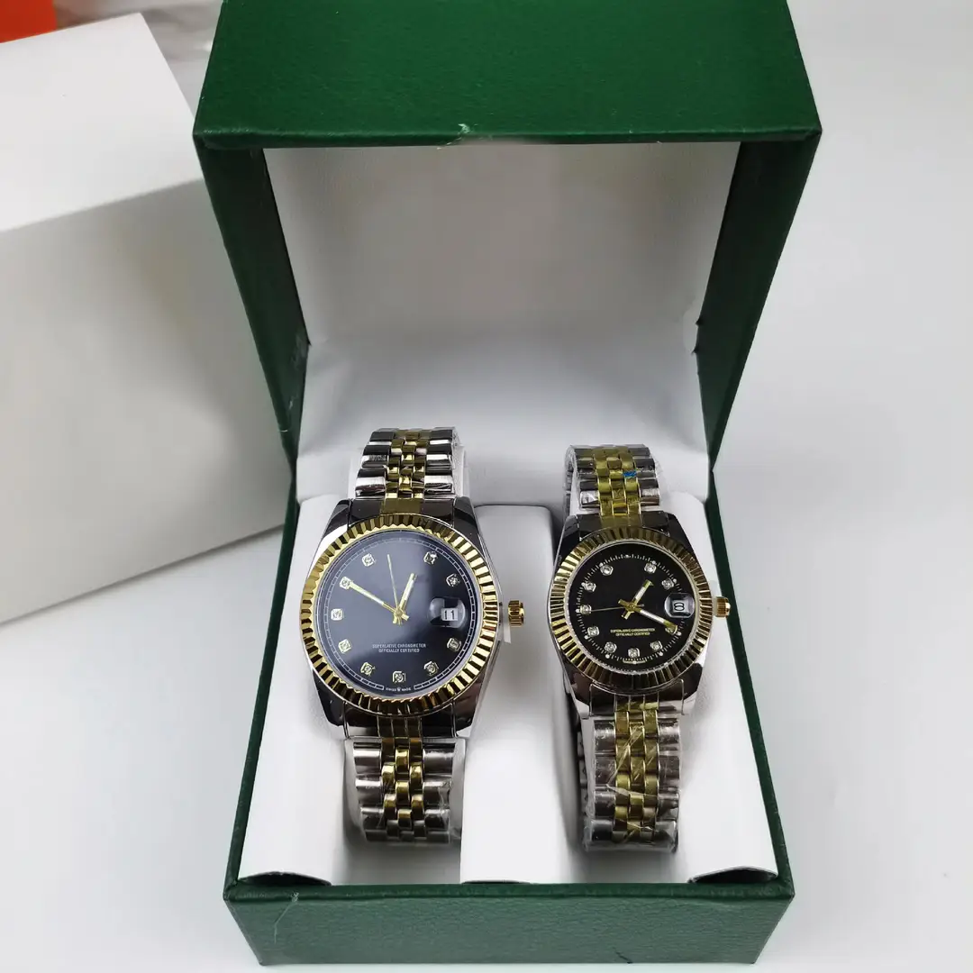 Couple Steel Band Pair Watch Simple High-value Quartz Watch Fashion Accessible Luxury High-end Waterproof Quartz Steel Band Watch