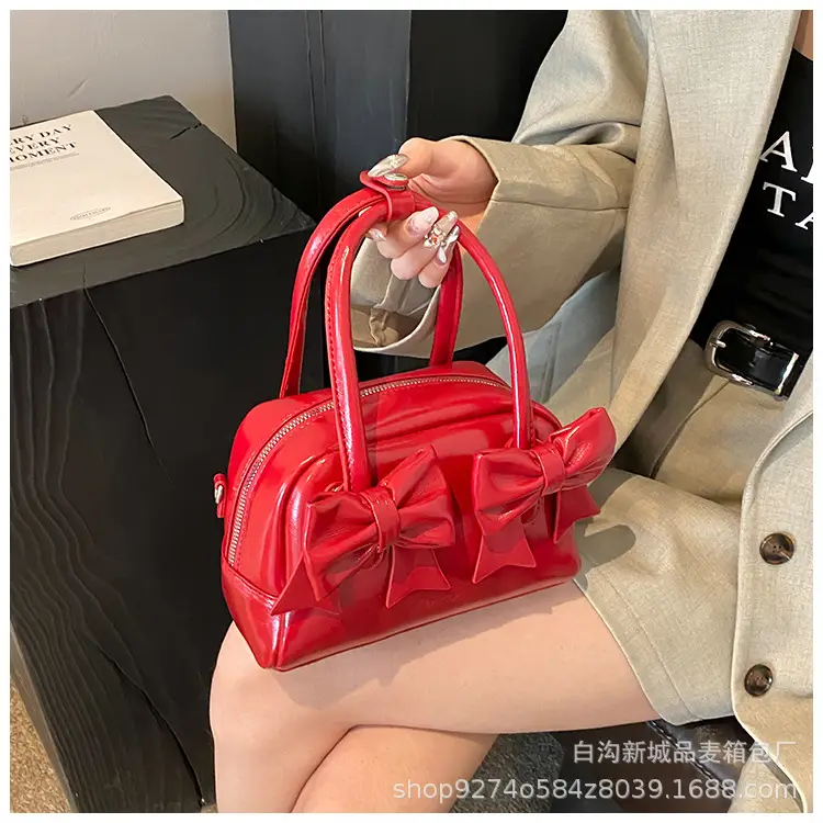 Red Bow Shoulder Bag for Women 2026 — feature 20