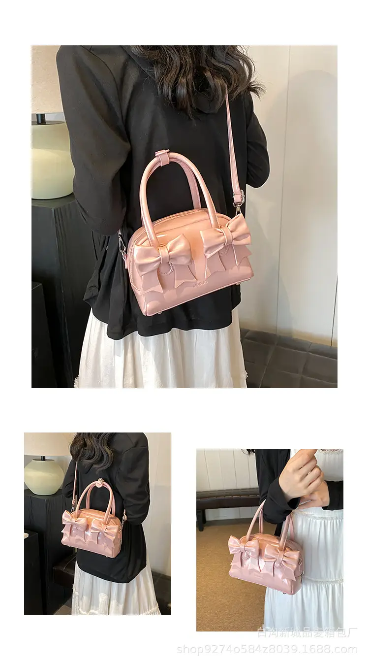 Red Bow Shoulder Bag for Women 2026 — feature 3