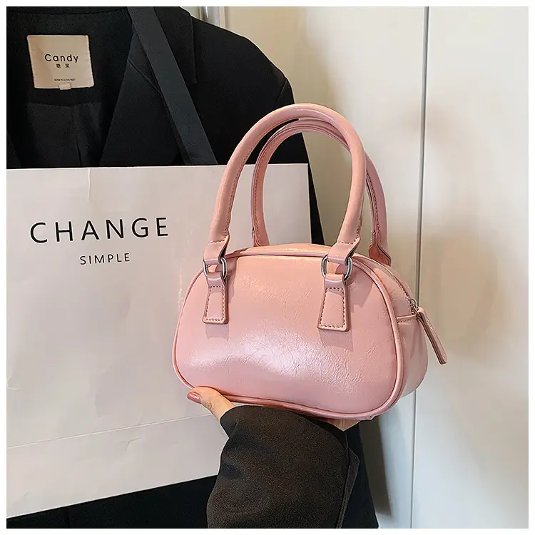 Pink Korean Style Shoulder Bag for Women — feature 19