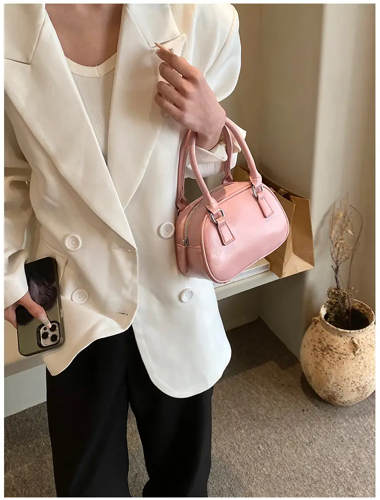 Pink Korean Style Shoulder Bag for Women — feature 45