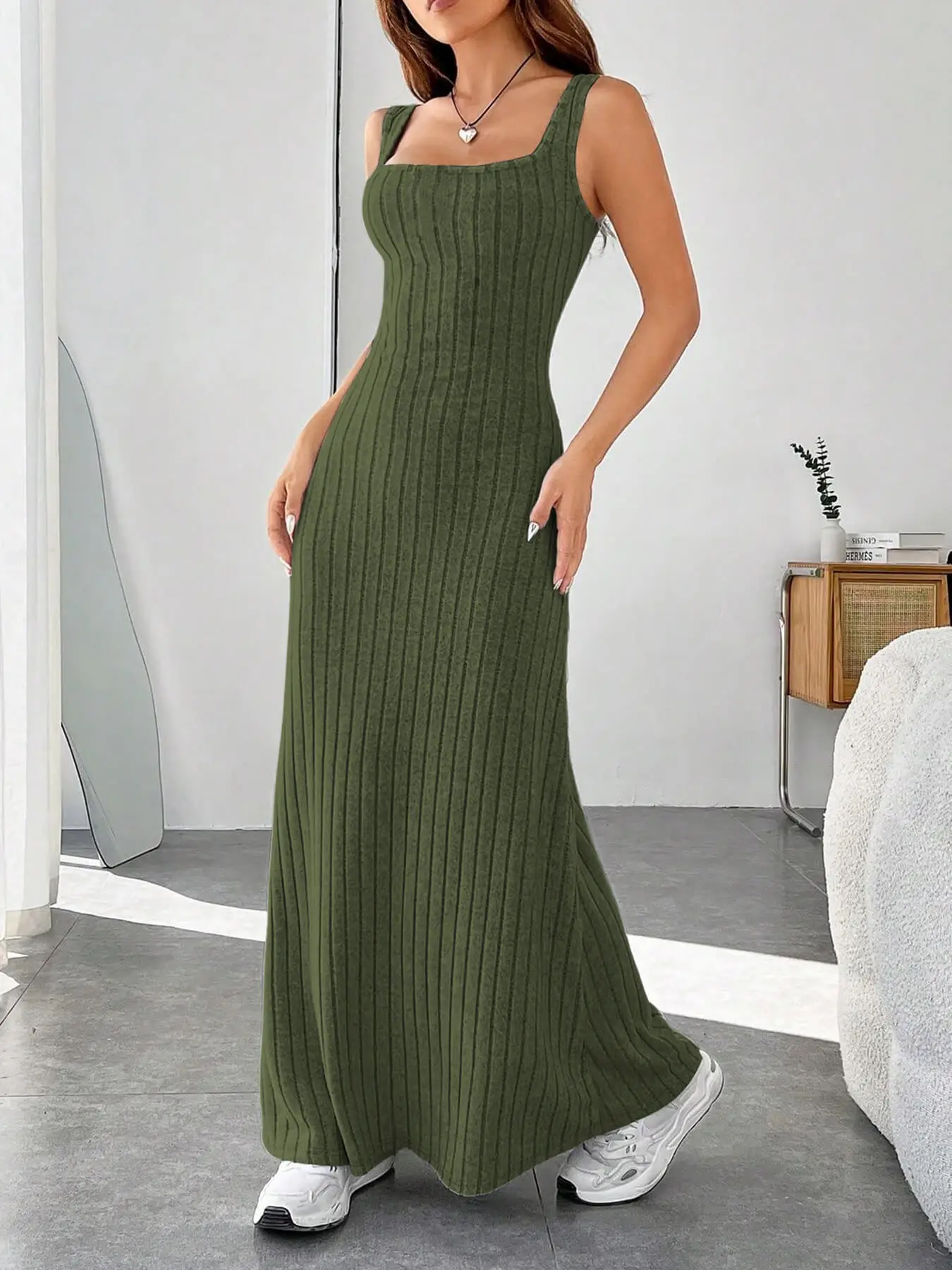 2025 Spring Summer Long Pit Strip Slim Dress Women — feature 14