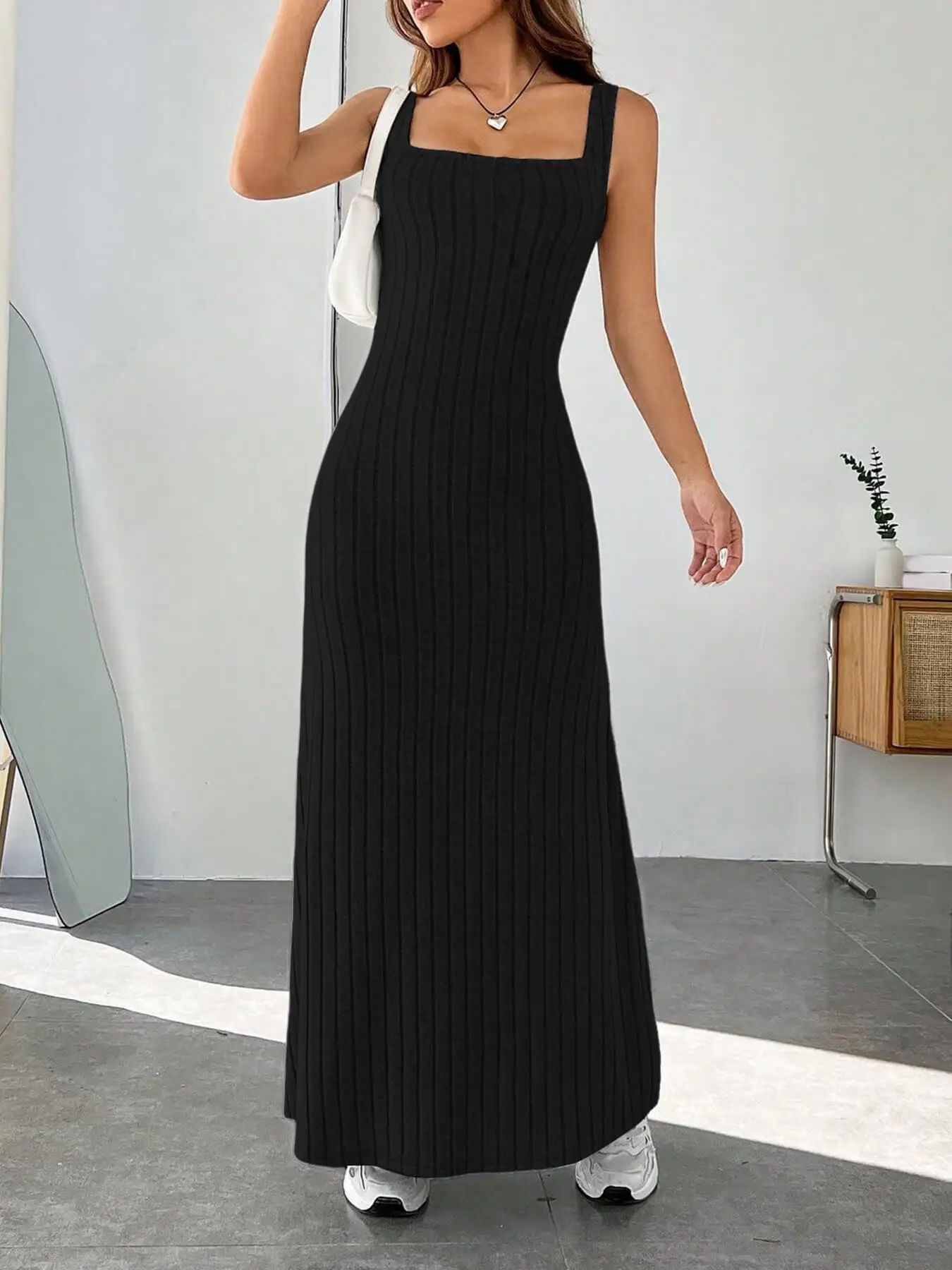 2025 Spring Summer Long Pit Strip Slim Dress Women — feature 17