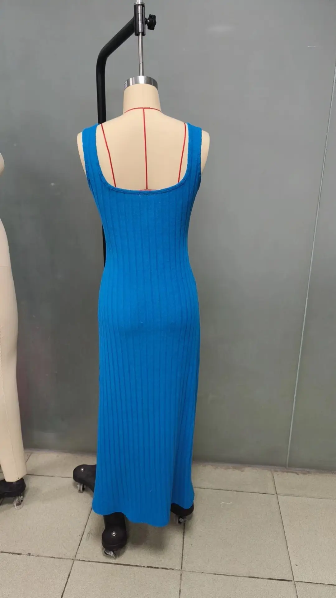 2025 Spring Summer Long Pit Strip Slim Dress Women — feature 3