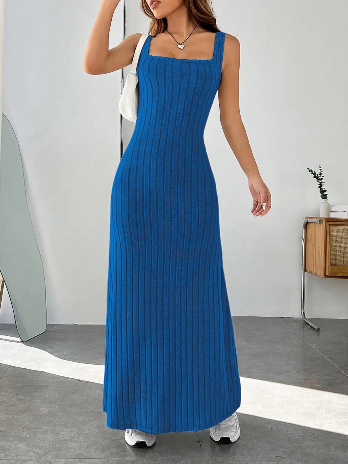 2025 Spring Summer Long Pit Strip Slim Dress Women — feature 9