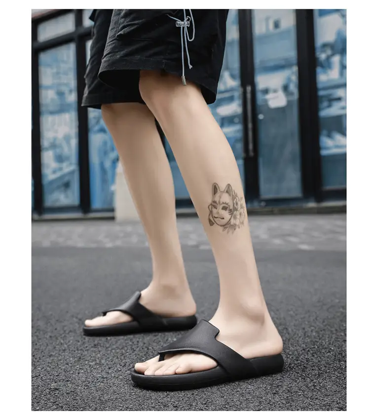 Men's New Summer Flip-Flops Korean Style Casual Men's Beach Flip-Flops Trendy Cross-Border Large Size Men's Flip-Flops — feature 16